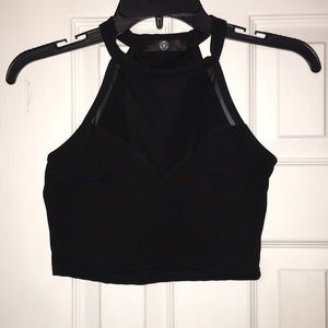 NEVER WORN mesh crop too